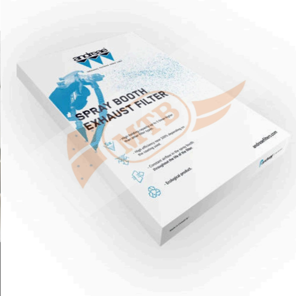 V-Fold Paint Booth Filter Paper, Original Andreae Spray Booth Filters – Distributor In Pune India, Uniform Airflow Filters for Spray Booths 